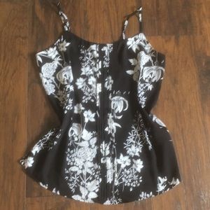 BR floral strappy top.